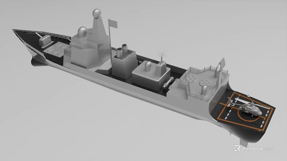Detailed Industrial Equipment 3D Model Featuring Mechanical Structure And Technical Components 3d model 