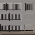 Modern Metal Railings With Black White Designs And Various Styles For Home