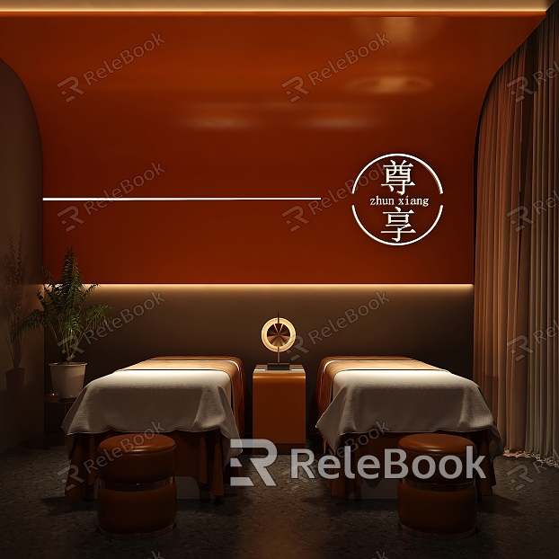 Modern Foot Bath Room Foot Bath Shop Room model