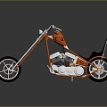 Motorcycle two-wheeled motorcycle off-road motorcycle road race motorcycle motor vehicle transport 3d model