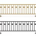 Gold And Black Roadside Safety Barriers For Urban Traffic Facilities