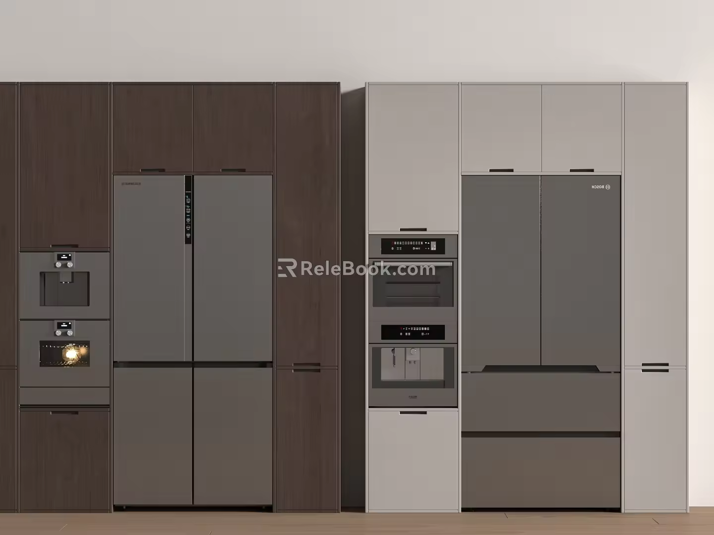 Refrigerator Cabinet Refrigerator Embedded Refrigerator 3d model
