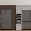 Refrigerator Cabinet Refrigerator Embedded Refrigerator 3d model