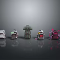 Assorted Stylish Backpacks With Different Colors And Unique Designs