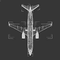 Qantas Commercial Passenger Airplane With White Body And Red Tail Design