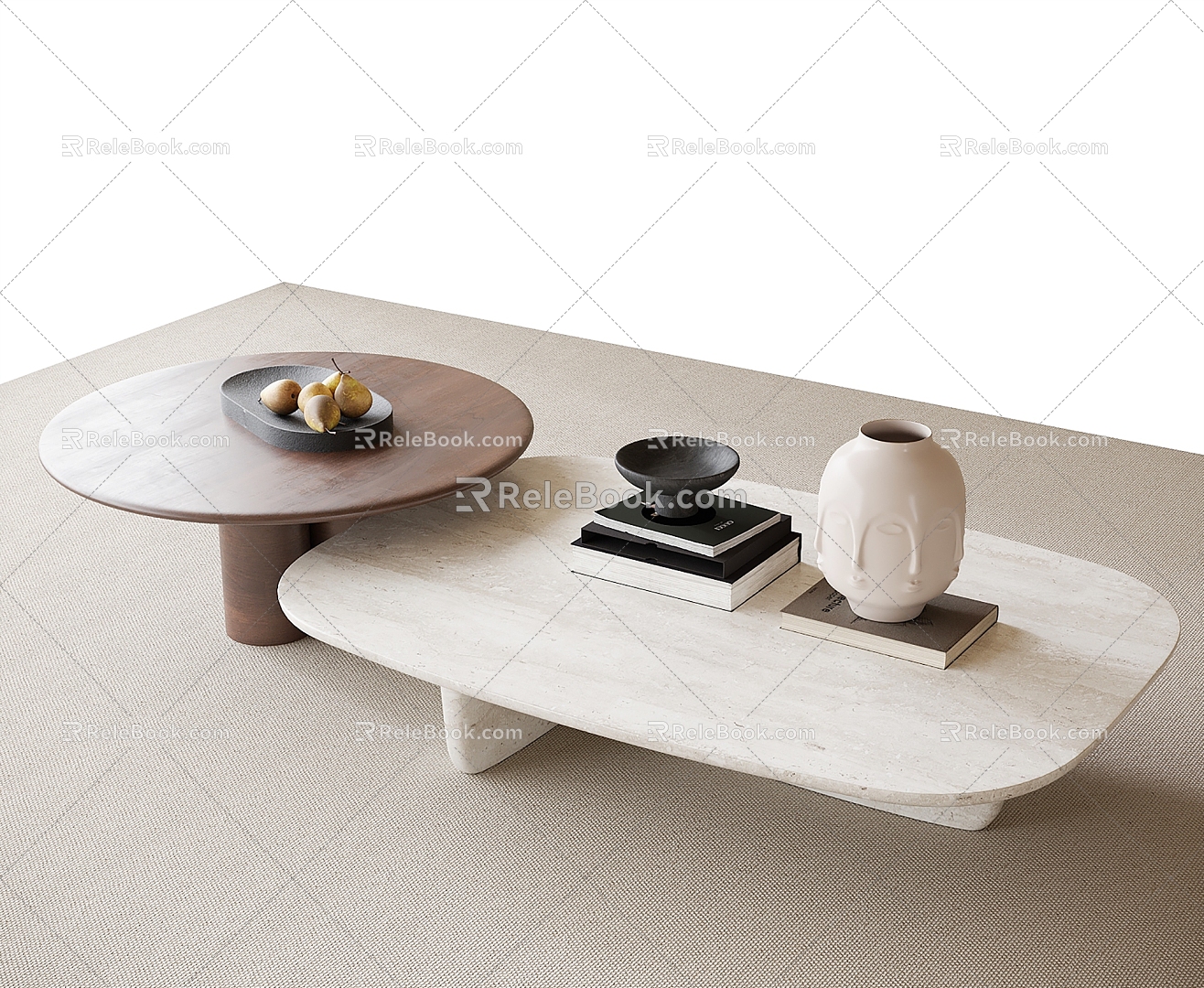 Modern coffee table model