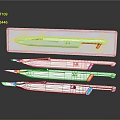 Medical Instruments Disposable Surgical Scalpels With Color Coded Handles And Sterile Packaging