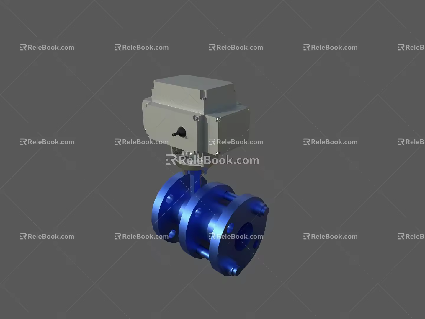 automatic control valve electric valve instrument 3d model