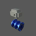 automatic control valve electric valve instrument 3d model