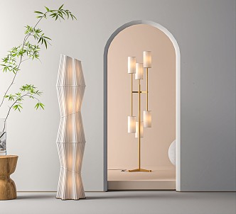 Light Luxury Floor Lamp 3d model