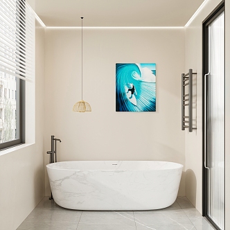 Modern Bathtub 3d model