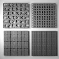 Modern wall tile modeling wall 3d model