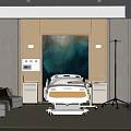 Modern Hospital Outpatient Clinic Waiting Area With Comfortable Seats And Medical Equipment
