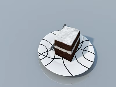 Boutique food ornaments 3d model