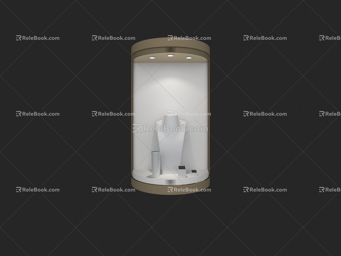 Window Jewelry Window Display Window 3d model