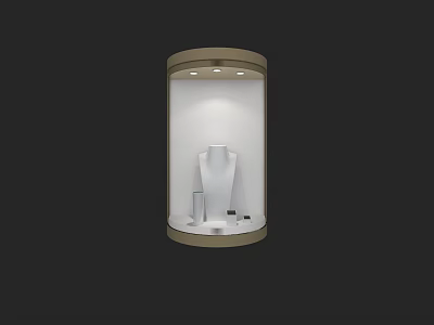Window Jewelry Window Display Window 3d model