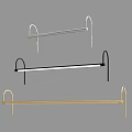 Multifunctional Table Lamp Towel Rack Wall Lamp Minimalist Table Lamp 3d model