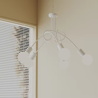 Modern chandelier 3d model