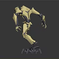 Mech Warrior Mech Soldier Machine Battlearm Mechanical Battlearm Machine Fighter Robot 3d model