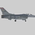 US Air Force Military Fighter Jet With Weapon Attachments And Aerial Combat Features