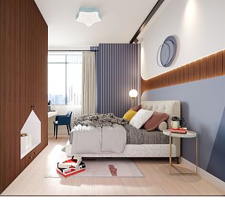 Modern Children's Room 3d model