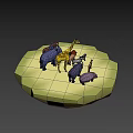 Low Poly Animal Characters in Game and Movie with Various Species