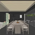 Hotel Guest Room With Modern Interior Design Natural View Sofa And Coffee Table