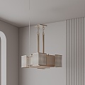 Modern chandelier 3d model