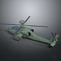 Military Attack Helicopter With Rotor Blades Weapon Systems And Aerodynamic Design