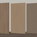 Three Natural Stone Wood Panels With Different Color Tones And Textures