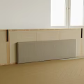 Minimalist Bedroom Accent Wall Design With Light Upholstered Panel And Wooden Frame