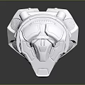 Sci-Fi Helmet Alien Helmet High Tech Helmet Game Helmet 3d model