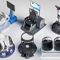 Various Sports Equipment Including Fitness Machines Training Gear And Athletic Accessories