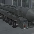 Military Functional Vehicle With Multi Wheel For Heavy Duty Missile Transport