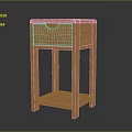 Wooden Entryway Side Cabinet with Drawer and Lower Shelf Simple Design for Home Decor
