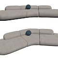 Modern Multiplayer Sofa 3d model