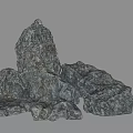 Natural Rock Garden Ornaments Featuring Stacked Decorative Stones for Outdoor Landscaping