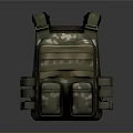 Camouflage Tactical Vest With Multiple Pockets And Adjustable Straps For Daily Use