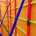 Sports Equipment With Yellow Main Structure And Pink Top Frame Design
