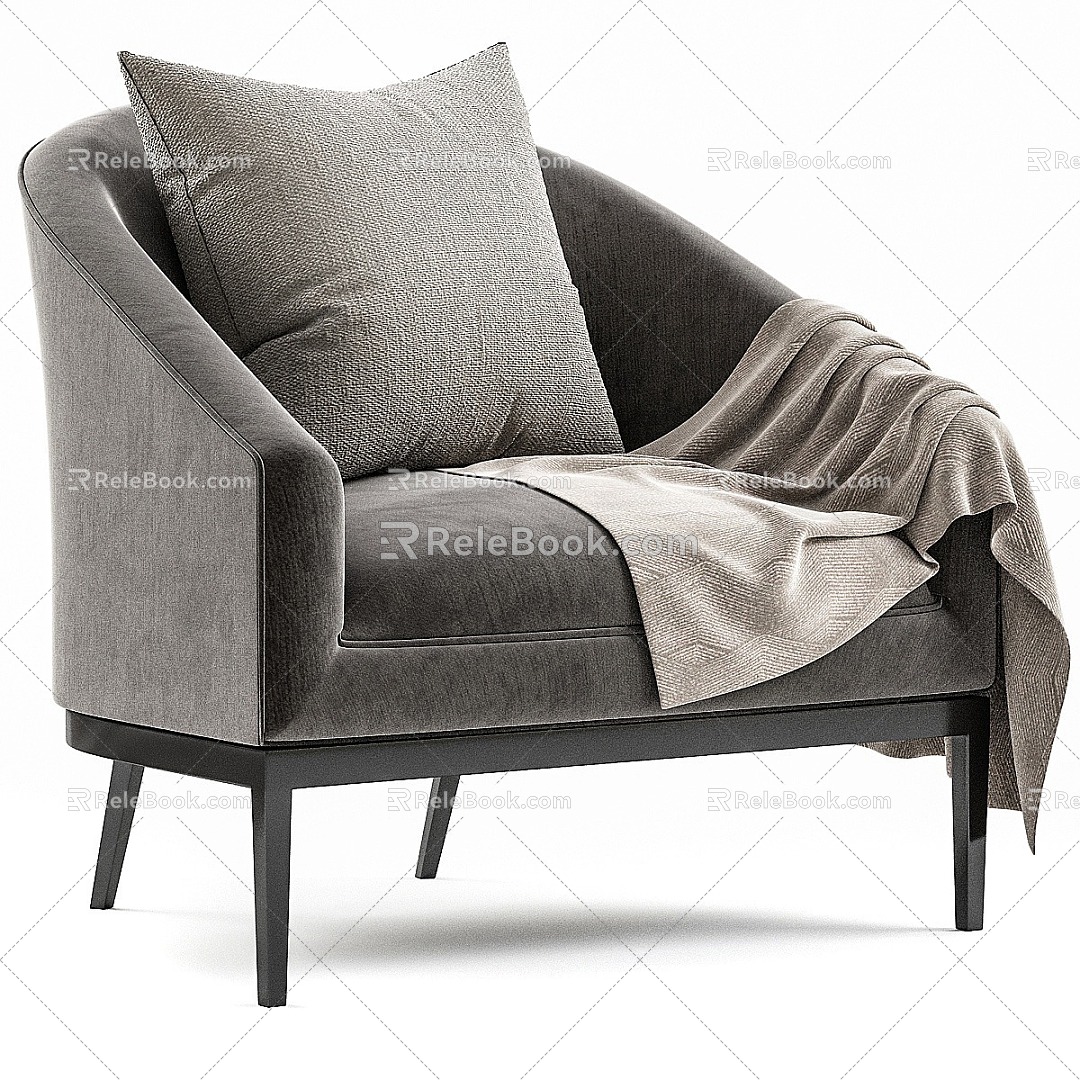 modern armchair 3d model