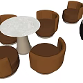 Modern Negotiation Table and Chair Negotiation Table Leisure Table and Chair Coffee Table and Chair Reception Table and Chair Signing Table and Chair 3d model