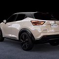 Nissan Compact SUV With Modern Design Beige Exterior LED Headlights And Black Alloy Wheels