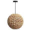 Modern chandelier beliani SIWAZE ball lamp suspension 3d model