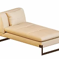 Modern sofa chaise longue combination 3d model