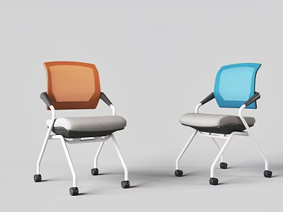 modern office chair folding chair 3d model