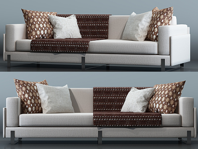 Cloth sofa Modern double sofa model