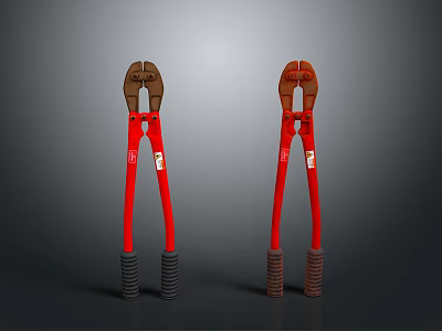 Red Handle Pliers Essential Hardware Tools With Comfortable Non Slip Grip And Durable Design 3d model