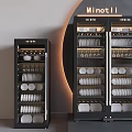 Minotli Black Kitchen Dish Sterilizer Appliances With Plate Cup Storage Shelves