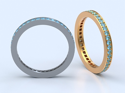 Bracelet Jewelry Ring 3d model