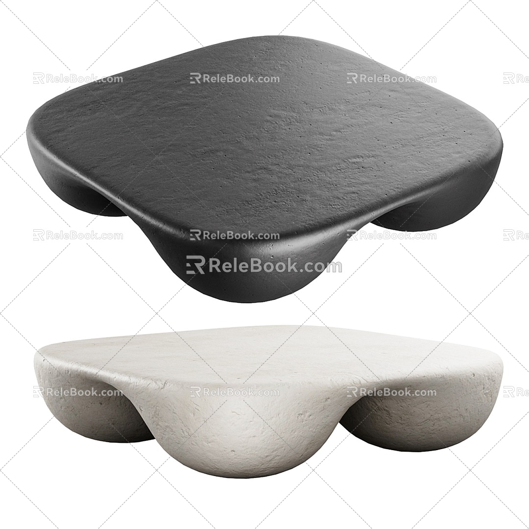 MikeRuizSerra stone coffee table 3d model